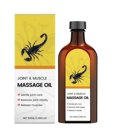 Generisch Knee Oil - 100 ml - Pain Relief - Natural Bone Care - Muscle Relaxing Oil - For Men and Women - For Athletes - Knees Hands Feet Waist Elbows