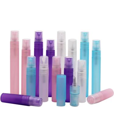 Zeoabsy 10pc Empty 3ml Matt Transparent Spray Bottles - Fine Fog Pumps & 2x Funnels for Water & Alcohol - Ideal for Perfume Travel Kits - Buy Online on GoSupps.com
