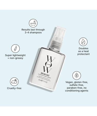 COLOR WOW Dream Coat Supernatural Spray Keep Your Hair Frizz-Free and Shiny No Matter the Weather with Award-Winning Anti-Humidity Treatment 1.7 Fl Oz (Pack of 1) - Buy Online on GoSupps.com