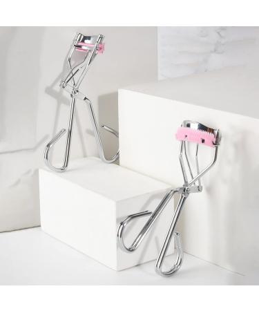 Buy Silver Eyelash Clip Long Lasting Curl Perfect Eyelash Curler with Comb for Makeup International Shipping Available - Buy Online on GoSupps.com
