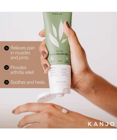 Hemp Pain Relief Gel with Menthol, Arnica & Hemp Seed Oil for Back, Knee, Foot, Nerve & Shoulder | FSA HSA Eligible | Topical Gel for Muscles - Buy Online on GoSupps.com