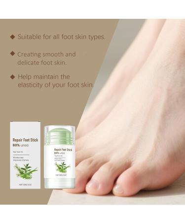  homomdy Repairing foot stick with 60% urea urea foot cream stick for chapped and dry skin callus removal for feet and hands deep moisturizing softens - Buy Online on GoSupps.com