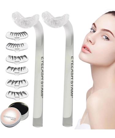 Lower Lash Stamp with Link | 2024 New Lower Eyelash Stamp | Bottom Lash Stamp for Lasting Lashes | Reusable Bottom Eyelash Stamp | Eye Makeup Tool | Natural Look for Make Up Beginner Transparent - Buy Online on GoSupps.com