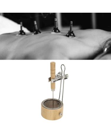 Moxa Clip Holder - Height Adjustable Moxibustion Tool with Dust Protection & Combustion Safety Belt for Home Use - International Shipping Available - Buy Online on GoSupps.com