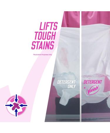 Vanish Gold Oxi Action Laundry Booster and Stain Remover Powder for Whites 2.4kg Removes Tough Stains Even at 20 For Whiter Whites Safe on Everyday Fabrics (Packaging May Vary) (White (Pack of 2)) - Buy Online on GoSupps.com