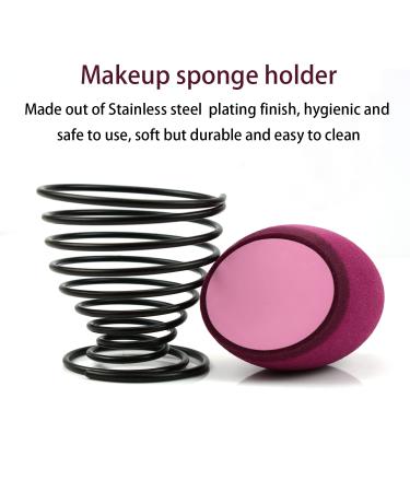 P Sentials Makeup Sponge Set - Multi-Colored Beauty Blender & Holder for Foundation - Silicone Infused 2 in 1 Sponge - Pink | International Shipping Available - Buy Online on GoSupps.com