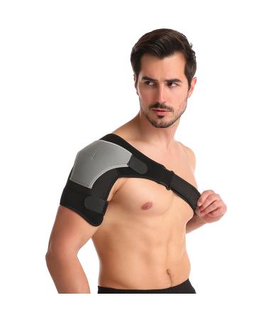 JTMKYO Adjustable Gray Shoulder Pads - Ultimate Shoulder Support & Protection for Rotator Cuff & School Use - Buy Online on GoSupps.com