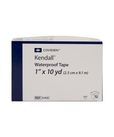 Kendall Waterproof Cloth Medical Tape, 1 x 10yd, White - 12/Box - McK - Buy Online on GoSupps.com