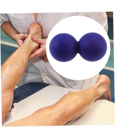 Buy Seword Peanut Ball - Yoga Roll for Plantar Fasciitis & Foot Massage | Fascia Massage Roller - Medium Blue - Buy Online on GoSupps.com