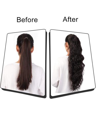 Natural Black Afro Curly Pferdeschwanz Hair Extension Clip - 66cm Ponytail for Braids (1 Pack) - High-Quality Hair Piece - Buy Online on GoSupps.com