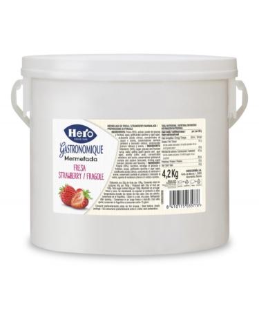 Hero Fruit Preparation Strawberry Jam 4.2 kg Bucket
