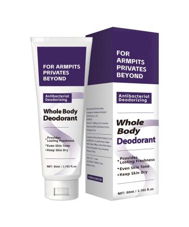 Ungtyb Body Odor Cream 150g Whole Body Deodorizing Formule Skin-Brightening Lotion Blend Non Greasy Daily Care Freshs Confidence Boost for Sports Travel Hiking v nements sociaux Outdoor