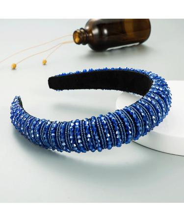 Shop SciCent Rhinestone Stem Straps - Sparkling Pearl & Sequin Headstrap for Women & Girls | Thickly Padded Wide Sponge Hairband - Buy Online on GoSupps.com