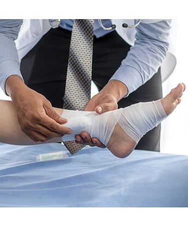 Gauze Bandage Rolls 10cm x 4.5m - Conforming Stretch Soft Gauze for Wound Dressing - 12 Rolls - Buy Online on GoSupps.com