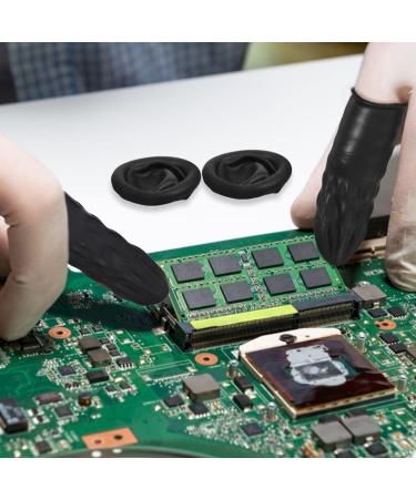 DOITOOL 100pcs Anti-Static Finger Cots - Silicone Finger Protectors for Hot Glue & Daily Use - Small Finger Covers & Rubber Crimping Accessories - Buy Online on GoSupps.com