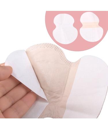 100 Pieces Disposable Armpit Pads - Sweat Absorbent Soft Skin Color Sweat Pads for Maximum Comfort - Buy Online on GoSupps.com