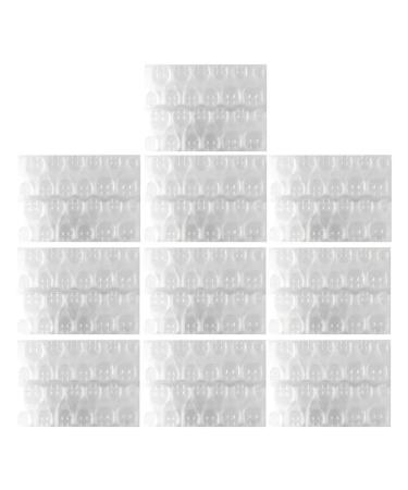 Convenient Double-Sided False Nail Tips Sticky Tabs Glue Easy To Apply Portable Nail Art Glue Nail Supplies DIY Nail Tool Nail Art Equipment(Clear)