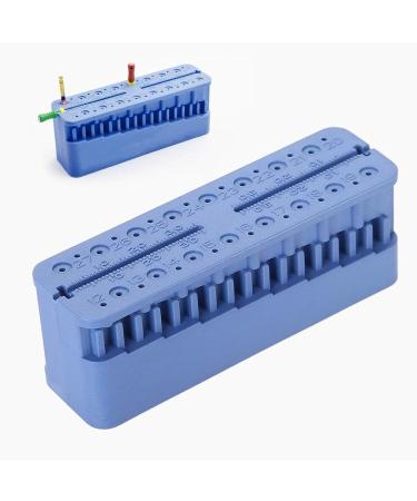 Bceer Dental Endodontic Measuring Tools Holder - Autoclavable Endo File Block Ruler in Dark Blue | International Shipping Available - Buy Online on GoSupps.com