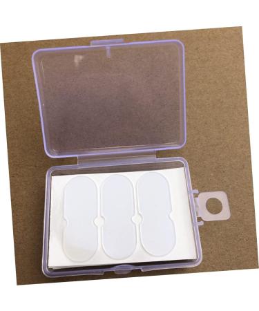 FOMIYES 60pcs Ear Stickers - Corrector De Ojeras | Cosmetic Ear Tape - Transparent Ear Patch | Vertical Ear Tape for Erect Elf Ears | White 4x16cm - Buy Online on GoSupps.com