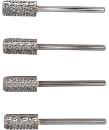 Nail Art Drill Polishing Removing Nail Gel 4 Pieces Nail Tungsten Steel Drill Grinding M C F XF with Storage Box for Nail Studio - Buy Online on GoSupps.com