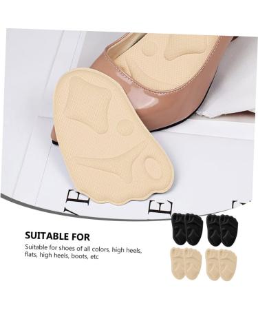4 Pairs Metatarsal Foot Pads - Comfortable Forefoot Cushions & Insoles for Sweat Absorption - Thicken Shoe Inserts - Buy Online on GoSupps.com