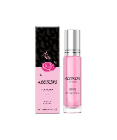 Pheromones Perfumes for Women Fragrance Pheromone Cologne Attract Men Enhanced Scents Pheromone Perfume Long Lasting Pheromone Roll-On Perfume for Women (Rose flavor)