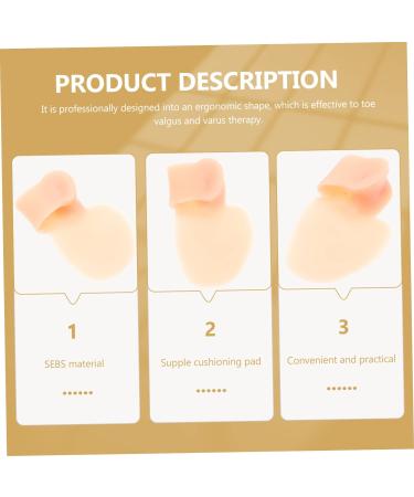 Ergonomic Nail Tools - 8 Pc Silicone Gel Toe Separators Set for Foot Pain Relief - Buy Online on GoSupps.com