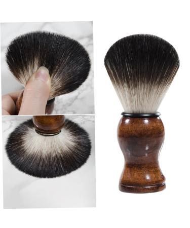 FRCOLOR Men Beard Brush Shaving Brush For Men Soft Beard Brush Tool Wooden Gentle Man