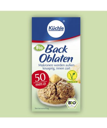 K chle Organic Vegan Round Baking Wafers | 50mm 37g - Perfect for Macarons & Gingerbread - Edible Paper for Baking - International Shipping Available - Buy Online on GoSupps.com
