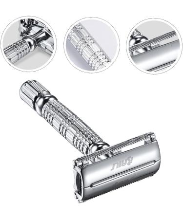 Frcolor Manual Safety Razor - Perfect Gift for Men | Double-Sided Shaving | Beard Care Essentials - Buy Online on GoSupps.com