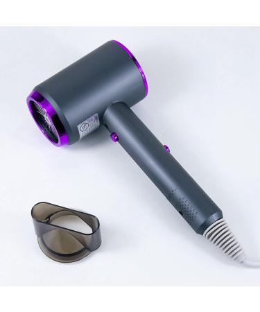 2024 New Portable Travel Hair Dryer 3 Temperatures Hair Dryer Lightweight Hair Dryer for House Wet and Dry Fast Speed Drying Quiet Blowdryer for Women Men for Home & Travel (Black Purple) - Buy Online on GoSupps.com