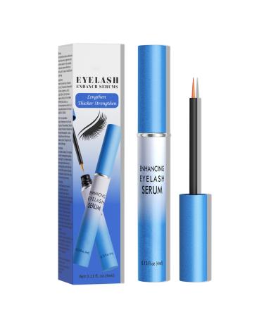 Lash Serum Rapid Eyelash Growth Serum Eyelash Serum for Eyelash Growth Thickness Stronger Healthier Lashes & Brows Longer Fuller and Thicker Lashes Vegan & Cruelty-Free (Light Blue 4ML) W672