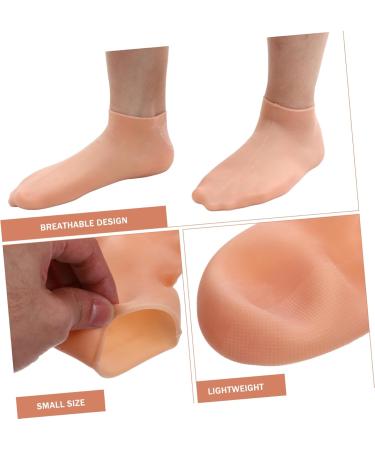 minkissy 6 Pairs Exfoliating Moisturizing Socks Cosmetic moisturizing Socks Moisture Enhancing Socks Lotion Socks Overnight Socks Reusable Moisture Socks Cracked Socks sebs spa Heel Women's - Buy Online on GoSupps.com
