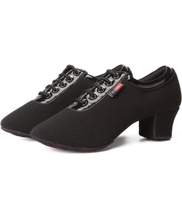 Ruybozry Women's Latin Dance Shoes - Lace-Up Closed Toe Jazz Practice Shoes Model 601 5cm Suede Sole Size 38 EU - Buy Online on GoSupps.com