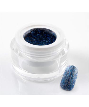 ml exclusive UV color gel/colour gel/glitter gel - in Glitter Coral Blue
