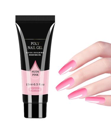 Nail Tip Extension Gel Glue - UV Nail Glue Nail Extension Nail Gel Professional Easy to Use Long-Lasting Art Nail Glue for Salon Easy DIY at Home for Natural Wobblo Pgp004