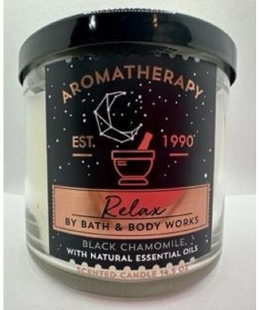 Aromatherapy Black Chamomile 3 Wick 14.5 Ounce Scented Candle