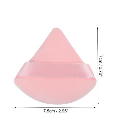 VOCOSTE Pink Loose Powder Puff - 2 Pcs Face Soft Triangle Blender for Flawless Makeup - Buy Online on GoSupps.com