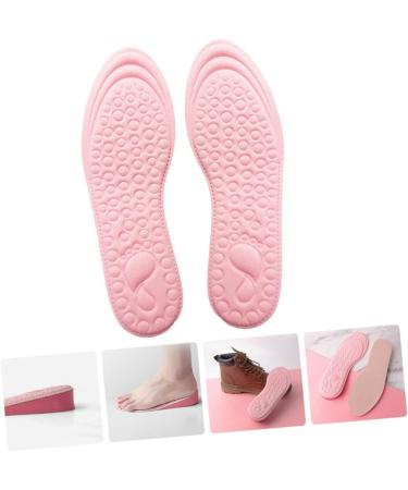 NOLITOY Heightening Shoe Inserts for Women - Sweat Absorption Insoles | Invisible Outdoor Pink Shoe Lift Insole - Buy Online on GoSupps.com