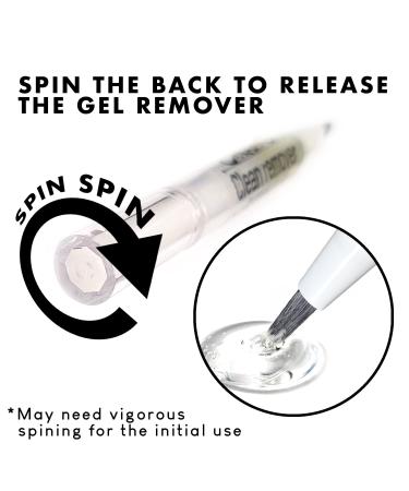 Amber Lash Clean Remover Gel Brush Pen - Professional Mess-Free Eyelash Extension Glue Remover for Precision Control - Buy Online on GoSupps.com
