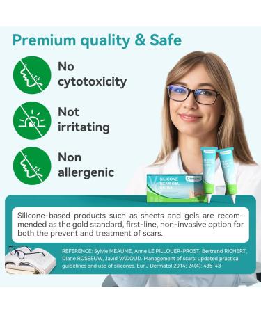 Dimora Silicone Scar Gel - Effective Scar Treatment for Surgical Scars Keloids Stretch Marks & Acne - 2-Pack | 1.06 oz (30g - Buy Online on GoSupps.com
