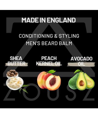 ZOUSZ Gold Oud Premium Beard Balm - Earthy Oud Scented Beard Grooming Butter | 50g - Buy Online on GoSupps.com
