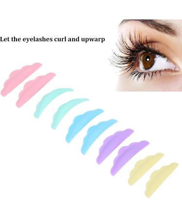 Buy 5 Pairs Silicone Eyelash Perming Shields - Colorful Lash Lift Pad Set for Perfect Makeup - Buy Online on GoSupps.com