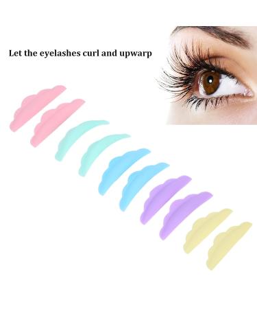 5 Pairs Silicone Eyelash Perming Shields - Colorful Lash Lift Pads Set for All Lengths - Durable Eyelash Curlers - Buy Online on GoSupps.com