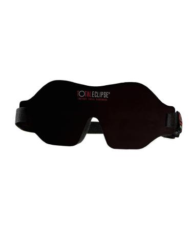 Total Eclipse Sleep Mask - Instant Darkness with Adjustable Strap and Free Earplugs - Buy Online on GoSupps.com