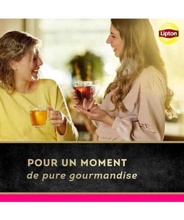 Lipton Th Noir Fruits Rouges Go t Fraise de France 12x20 Sachets Pyramid 240 Sachets - Buy Online on GoSupps.com