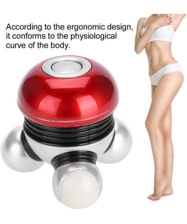 QKISS Mini Multifunctional Cervical Massager - Acupuncture Massage Device with 3 Head Design for Body Vibrations & Acupuncture Point Relief | International Shipping Available - Buy Online on GoSupps.com