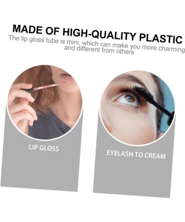 FOMIYES 10pcs Mascara Empty Tube Creme Makeup Multi- Use Mascara Tubes Lip Gloss Bottle Silver Plastic - Buy Online on GoSupps.com
