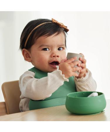 Silicone Baby Cup for Infant & Toddler - 2oz Non-Slip Training Cup - Blue - 4+ Months - Easy Grip for Self Feeding Skills - Buy Online on GoSupps.com