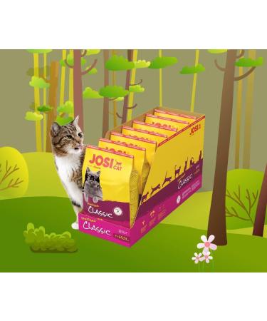 JosiCat Sterilised Classic 7 x 650g - Premium Dry Cat Food for Adult Cats | JOSERA Poultry & Salmon | 4.55 kg Box - Buy Online on GoSupps.com